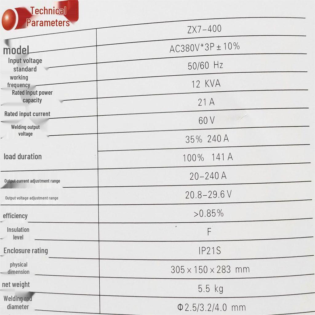 Aurora Series ZX7-315DV Intelligent Wide Voltage Welding Machine
