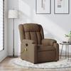 VidaXL Reclining Massage Armchair, Chair with Footrest, Seat with Backrest and Armrests Living Room, Modern, 373590
