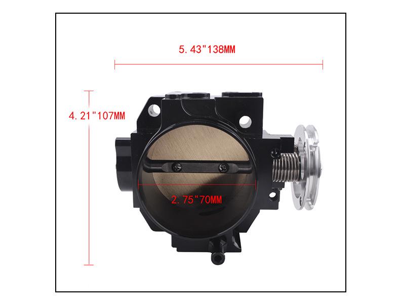 Sací potrubí a škrticí klapka pro 06-11 Honda Civic Si K20Z FN2 (Senzor není součástí dodávky)