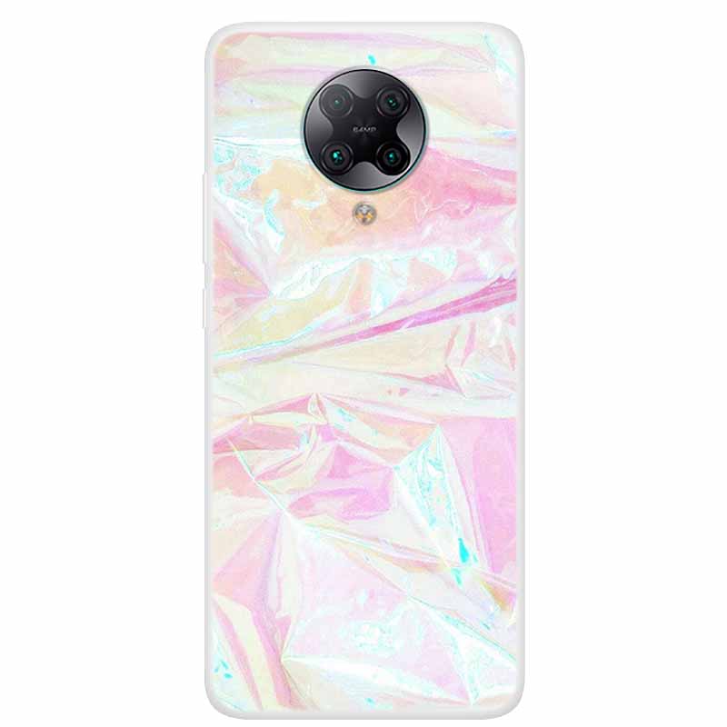 For Poco F2 Pro Case 6.67'' Clear Marble Soft TPU PocoF2 Pro F 2 F2Pro Phone Cover For Xiaomi Poco F2 Pro Shells Cartoon Fundas