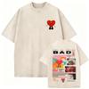 Rapper Bad Bunny Vintage Washed Tshirt Un Verano Sin Ti Merch T Shirts Mens Clothing Fashion Hip Hop Tshirt Streetwear