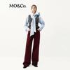 MO&Co. Wool Blend U-Neck Sleeveless Vest