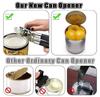 Stainless Steel Manual Tin Openers,Tin Openers Can Opener,3-in-1 with Non-Slip Handle Can Openers Perfect Kitchen Tool
