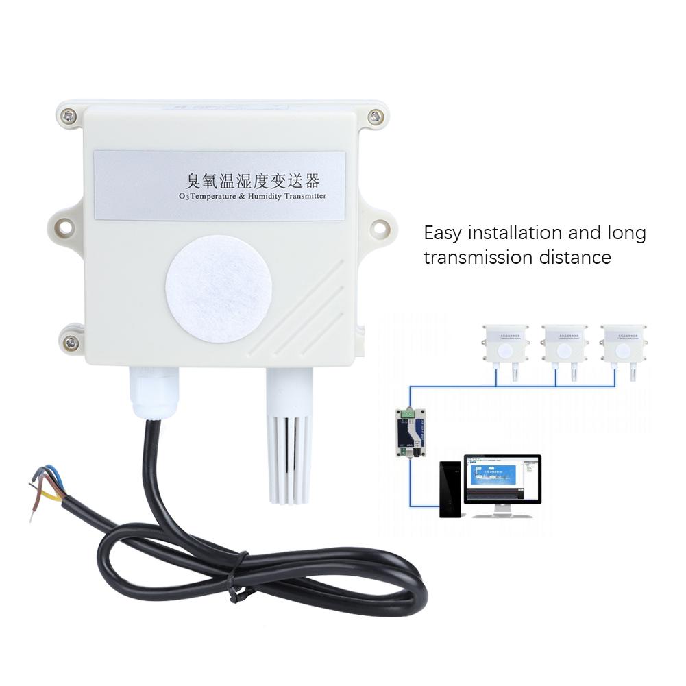Gas Detection Ozone Temperature and Humidity Transmitter RS O3WS- N01-2-10P 485 Type 10~30VDC