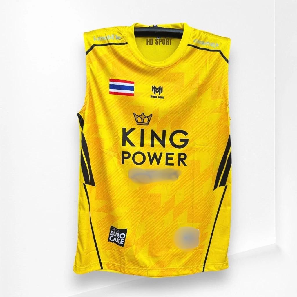 

Unisex Tank Top Shirt Sleeveless JERSEY Training THAILAND National Football Soccer Quick Dry Round O Neck Uniform Sport Outdoor Kingpower Men Women S
