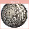 Nickel Us 1921 Copy Hobo Foreign Silver Coins Hand Carved Holy Grail Coins Collection Adm