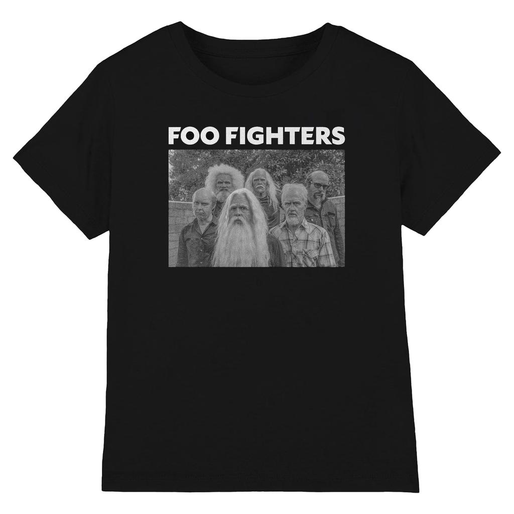 Foo Fighters Unisex Adult Old Band Photo T-Shirt