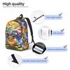 Fashion Pokemon Backpack Eeveelution Mochilas Fashion For Work Office Sturdy Shoulder Rucksack