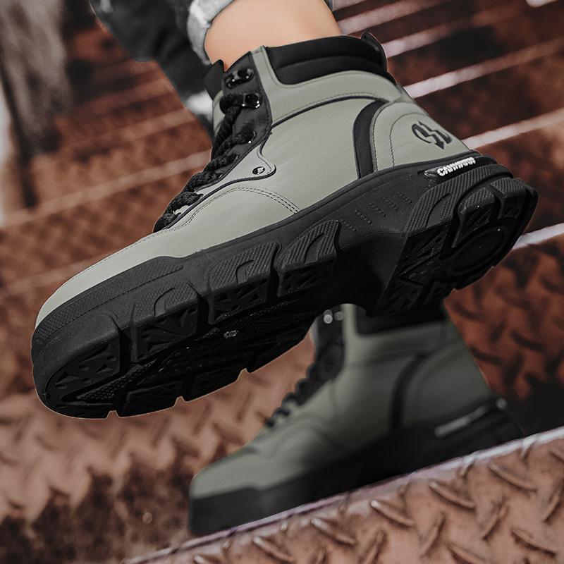 Men Sneakers 2024 Outdoor Breathable Boots Outdoor Hiking Winter Shoes Light Non-slip Men Desert Ankle Boots Chelsea Boots Men