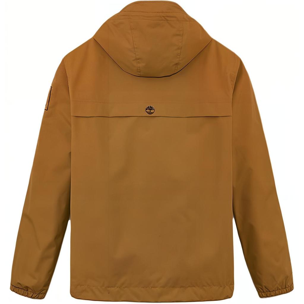 Timberland Wheat Hooded Outdoor Windproof Jacket A695W-EH2