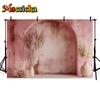 Mocsicka Photography Background Wedding Maternity Adult Kids Art Portrait Decor Vintage Bohe Red Arch Wall Backdrop Photo Studio