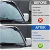 Car Front Windshield Trim Seal Strip Compatible with Toyota Land Cruiser 250 Prado LC250/Lex@us GX 2024 2025, A Pillar Soundproofing Rubber Seal
