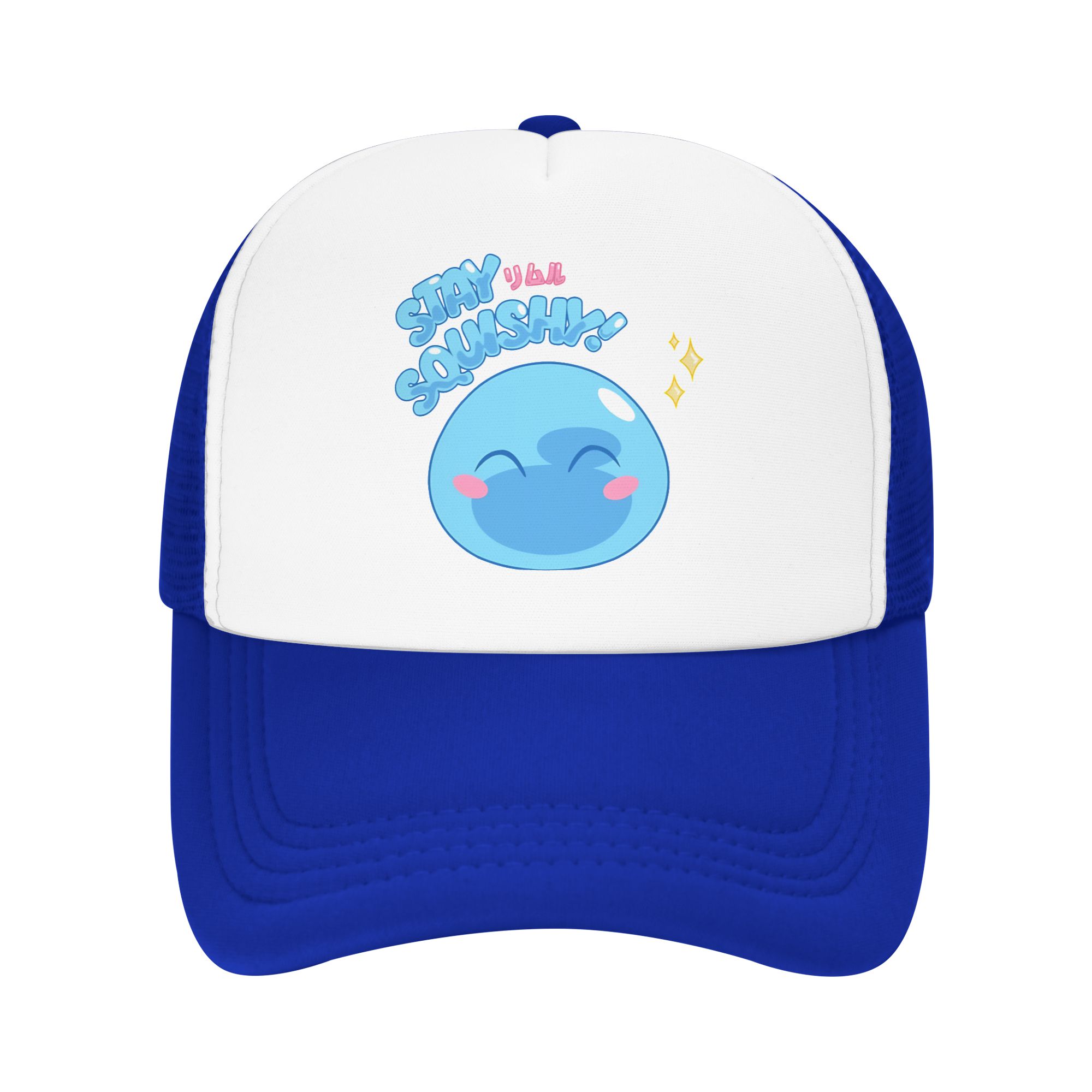 Dragon Quest slime Mesh Golf Hat Caps Outfits for Unisex Women Adjustable Baseball Cap MeshBack Summer Outdoor Caps One Size
