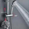 Adjustable Angle Design Punch-Free Shower Head Bracket Bathroom Support Accessory  Shower Upgrades