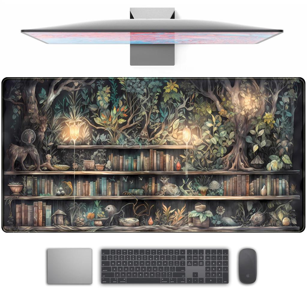 Anime Koi Lotus Gaming-Maus Padoriental Roter Karpfen Blattdruck Glatter Rand Rutschfeste Matte Für Gamer Büro Zuhause Drahtlose Maus Verwendung