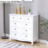American Solid Wood Five-Drawer Chest - Living Room/Bedroom Storage Cabinet