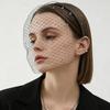 Rhinestone Birdcage Veil French Style Wedding Headband Fashion Bridal Headwear  Holiday Celebration