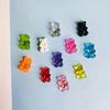 10Pcs Cartoon Little Bear Refrigerator Magnet Blackboard Whiteboard Po Message Magnet Colored Bear Refrigerator Magnet