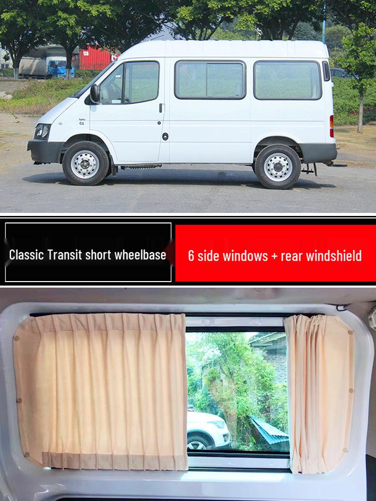 Ford Transit Tourneo Maxus V90 V80 Suede Sunshade Curtains