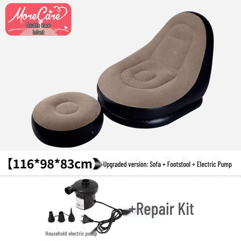 Thickened Inflatable Sofa Chair for Home & Outdoor Leisure