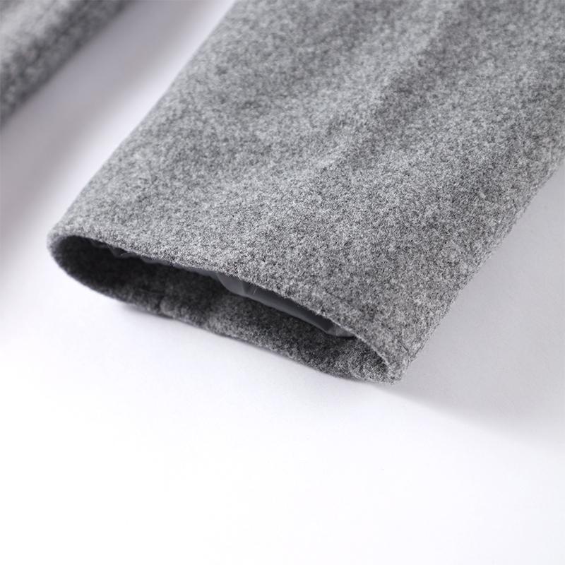 Single Breasted Women Jacket  Autumn Winter Pure Color Long Sleeve Loose Female Fashion Turn-down Collar Street Outwear