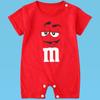 Baby Short-Sleeve Hooded Romper for Summer Outdoors