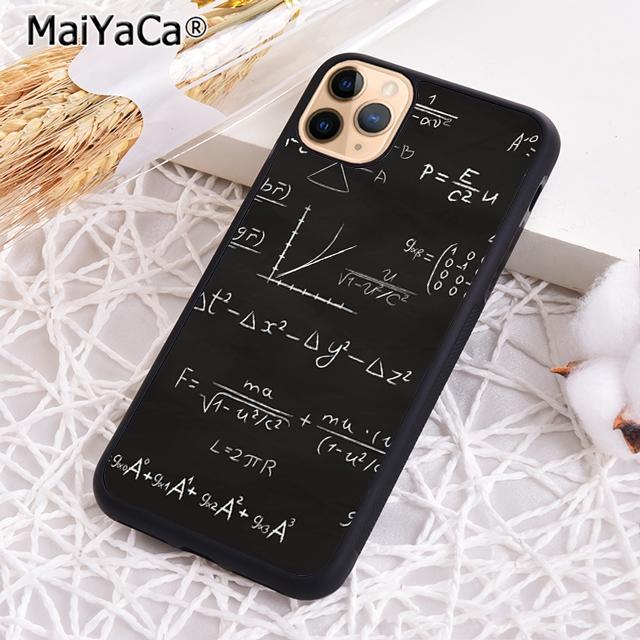 Math For iPhone 17 Air 16 15 14mulas of Rubber Equations Phone Case For iPhone 17 Air 16 Pro Max 15 14 Plus 12 13