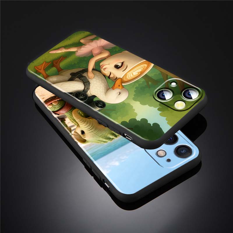 Tung Tung Tung Sahur Pattern Phone Case For Apple iPhone 17 16 16E 15 14 13 12 11 Pro Max Plus Black Soft Silicone