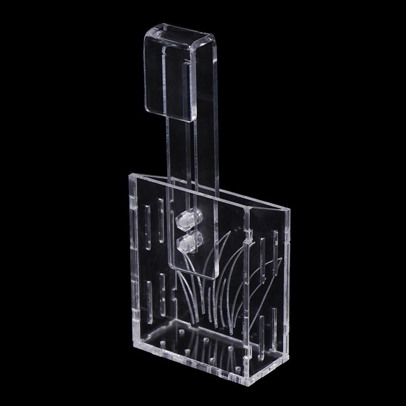 Hook Fish Tank Water Planter Hanging Aquarium Plant Holder Transparent Acrylic Water Plant Container For Fish Tank Landscape