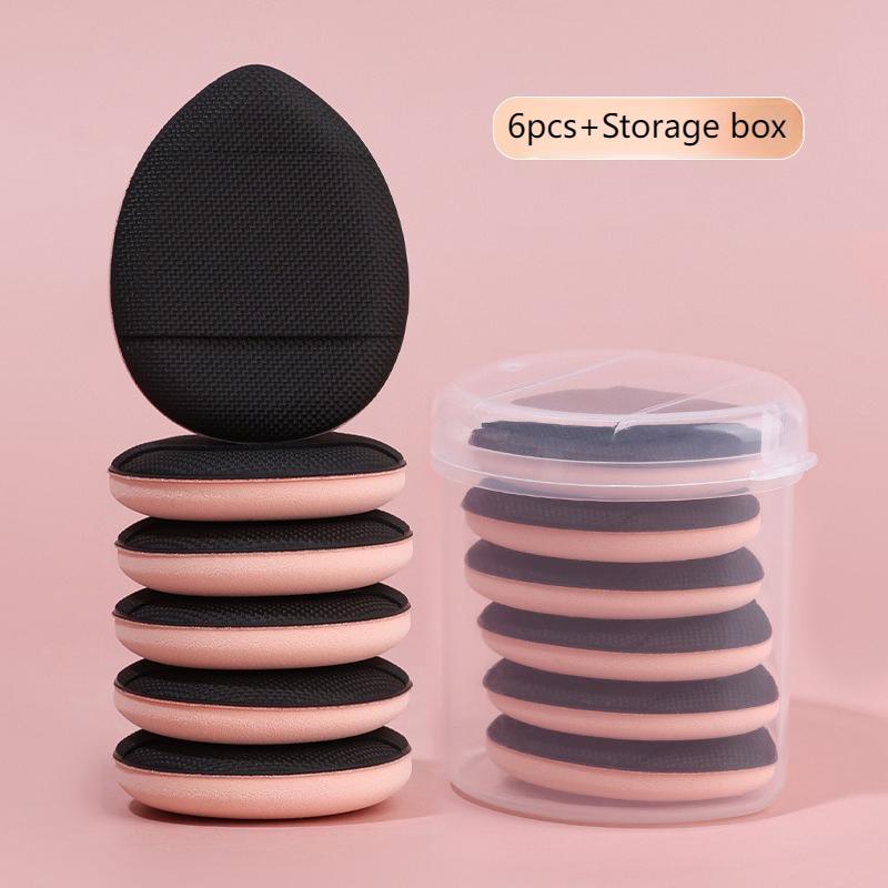 6pcs Finger Puff Little Finger Air Cushion Wet and Dry Fingertip Puff Concealer Cosmetic Tool Makeup Sponges Make Up Accessories
