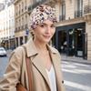 Pleated Hijab Caps Knotted Style Floral Head Wrap New Head Wrap Cap  Women Headwear