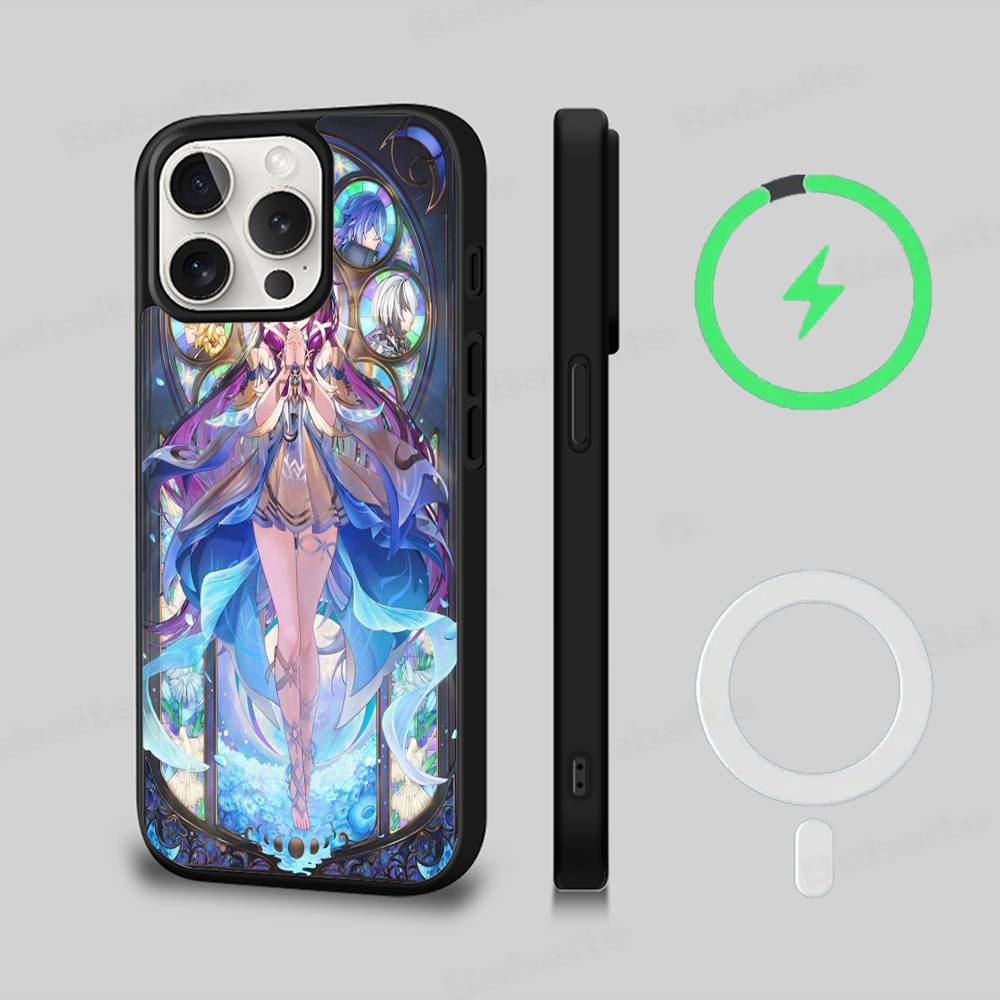 Genshin Impact Columbina For Magsafe Phone Case For IPhone 17 Air 16 15 14 13 12 11 Pro Max Plus Shockproof Cover