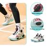 Anta Kids Asymmetric 3 Wear-Resistant Breathable Basketball Shoes Kids Basketball Shoes White Black 312331102-1