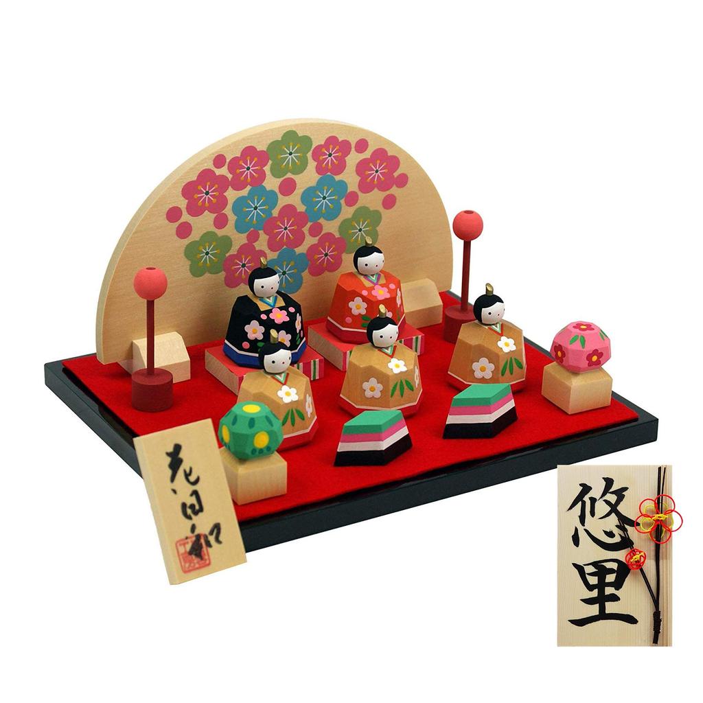 Osaka Choseido Hina Compact Mini Itto Name Wooden Tag Bonus Included Made In Hina Hanabiyori Doll, Hina, Wooden, Carving, Engraved, (Sent Separately),