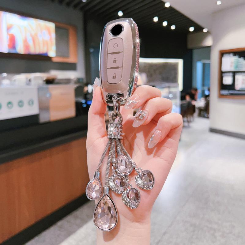 Applicable To 25 Nissan Sylphy Models - 14th Gen True Version & 23 Models Enjoy Edition Key Cover & Chain