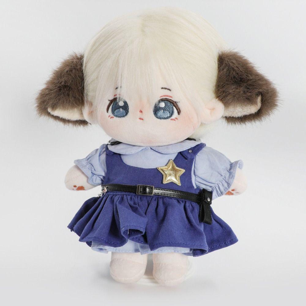 Cute Plush Headband Emulational Doll Headwear 2025 Cat Ear Headband  for 20CM Cotton Doll