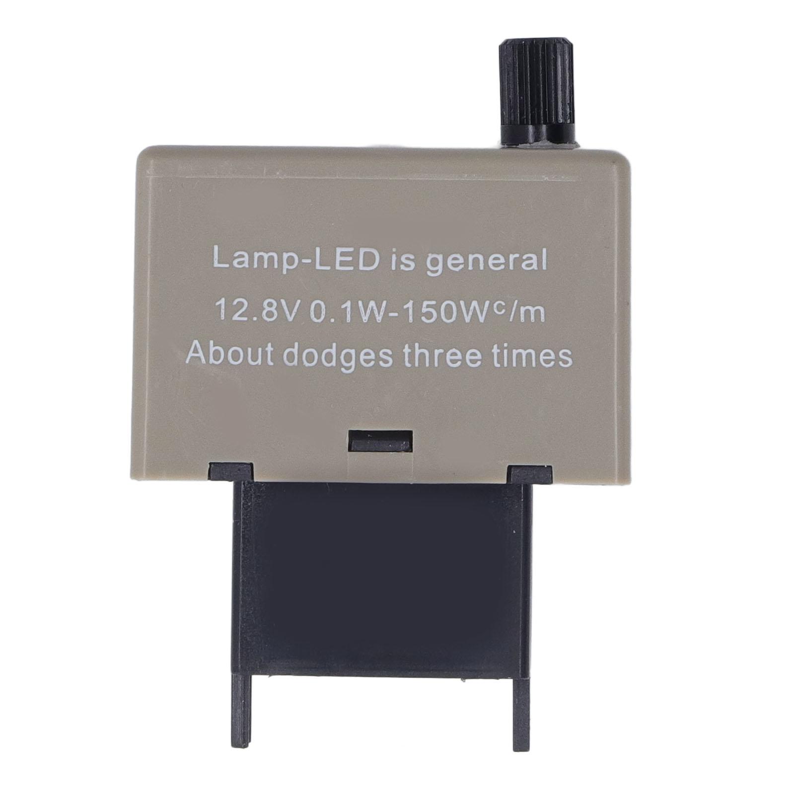 

Electronic LED Flasher Relay 8 Pin ABS Professional Motorcycle Flash Relay 12.8VDC