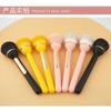 Lotus Brush Small Bulb Blush Brush Artificial Fiber Hair Plastic Handle Makeup Loose Powder Brush Setting Makeup