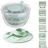 Multifunctional Vegetable Cutter & Salad Spinner with Large Capacity