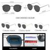Men Metal Polarized Sunglasses Women Vintage Sun Glasses Female Fashion Square Eyeglasses Brand Designer UV400