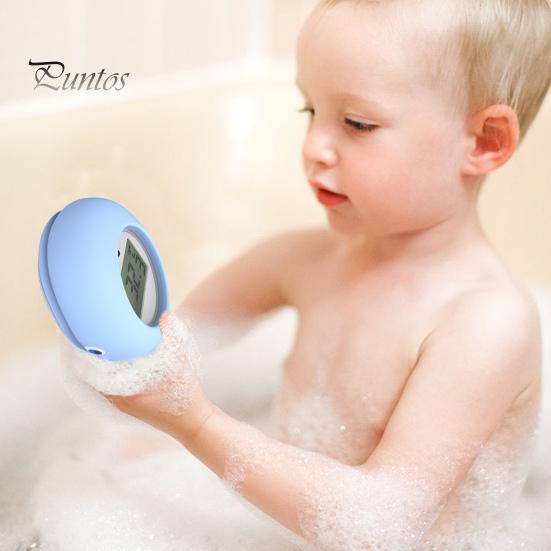 Kids Bath Thermometer Cartoon Duck/Crab/Whale/Octopus Shape Water Temperature Measuring Tool Precise Measurement Waterproof Thermometer Shower