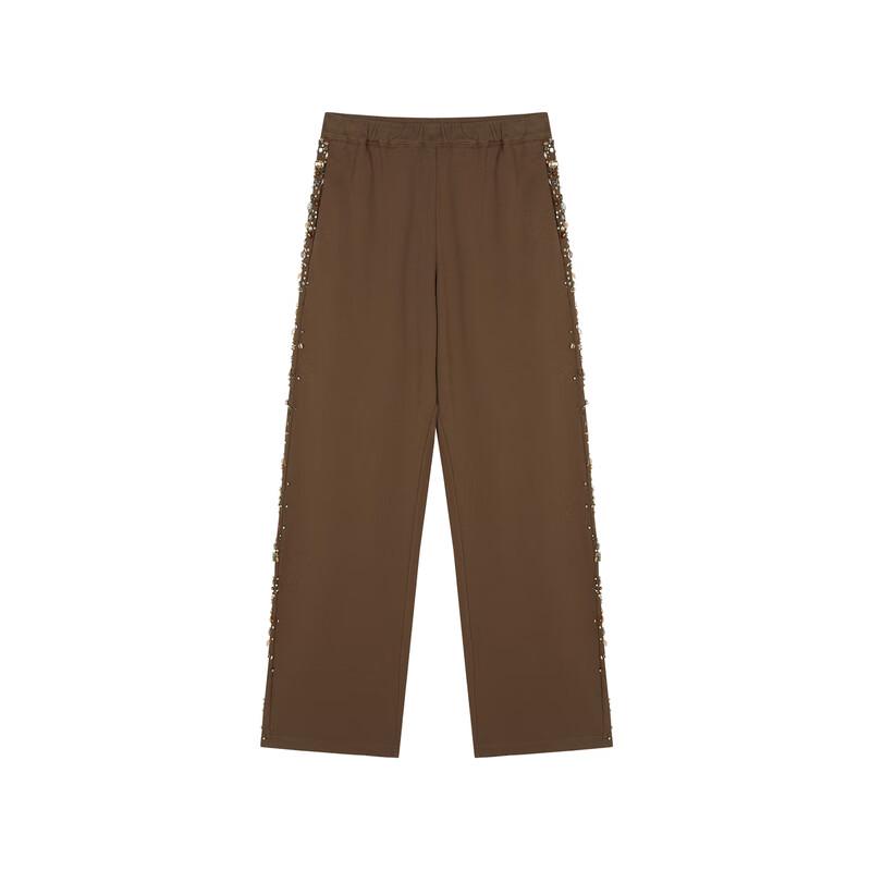JNBY 2024 Autumn Cotton Loose Banana Pants