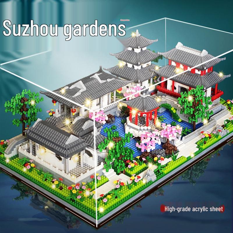 Chinese Architecture Micro Blocks: Lego-Compatible Educational Toy