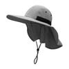 Sunscreen Hat Women's Summer Sun Hat Outdoor Cycling Neck Protection Sun Hat Big Brim Breathable Folding Climbing Bucket Hat