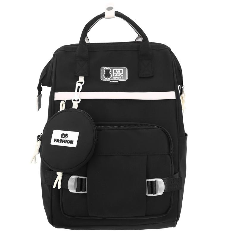 Schoolbag Waterproof Mommy Bag Backpack Multifunctional Maternal and Infant Bag Bottle Storage Large Capacity Mom Going Backpack