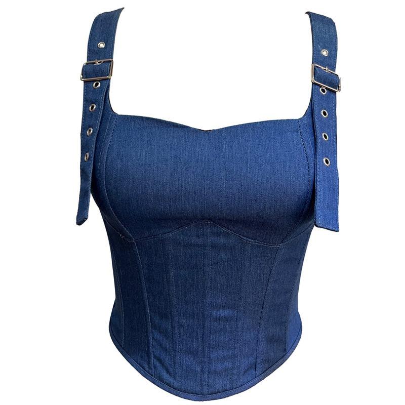 Nowy Kształtujący Body z Kontrolą Brzucha Regulowany Damski Modny Top-Gorset