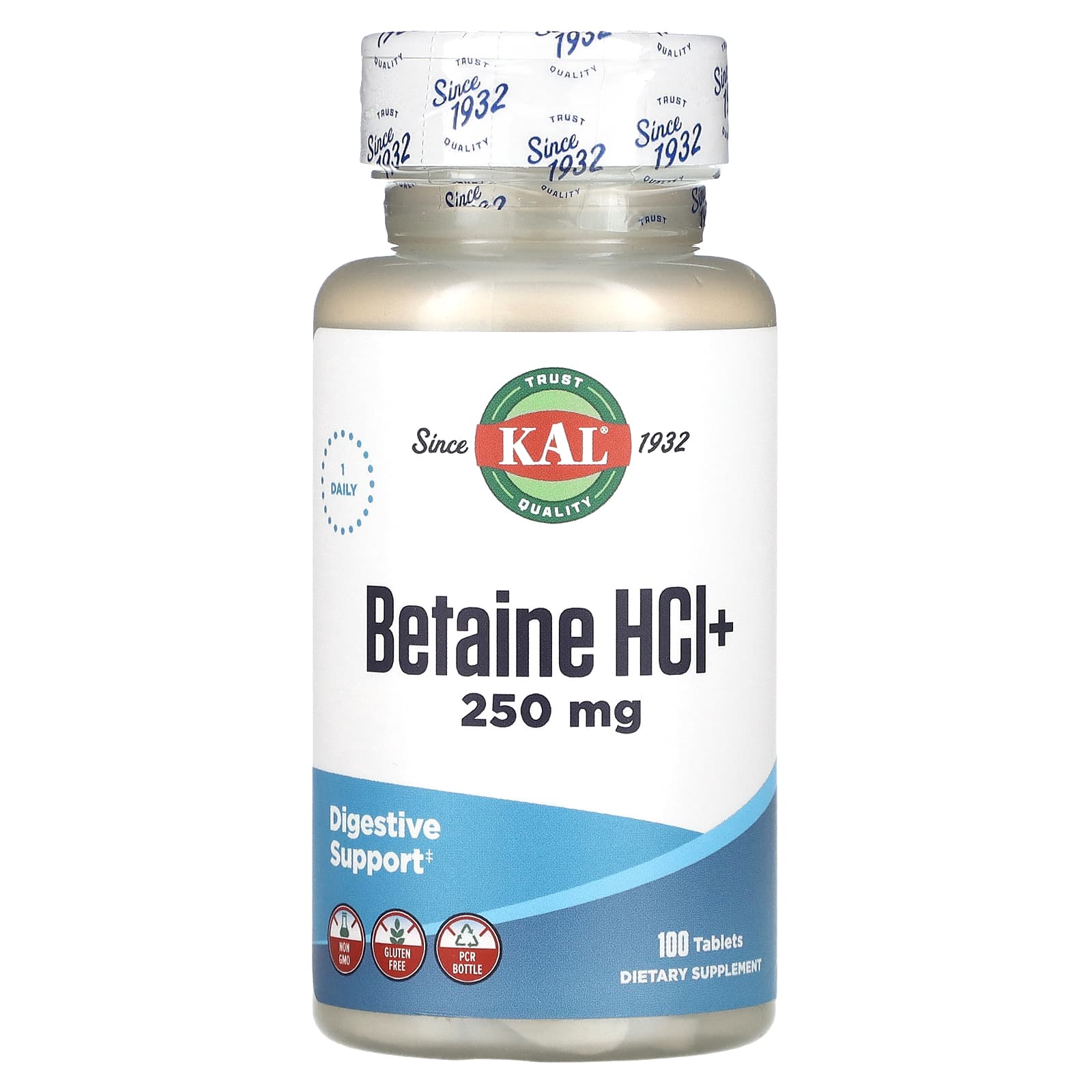 

Betaine Hcl+, 100 tablets