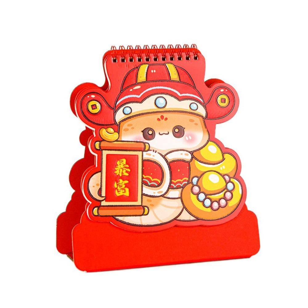 

Letter 2025 Desk Calendar Irregular Snake Year Calendar Cute New Year Monthly Calendar Student Style A