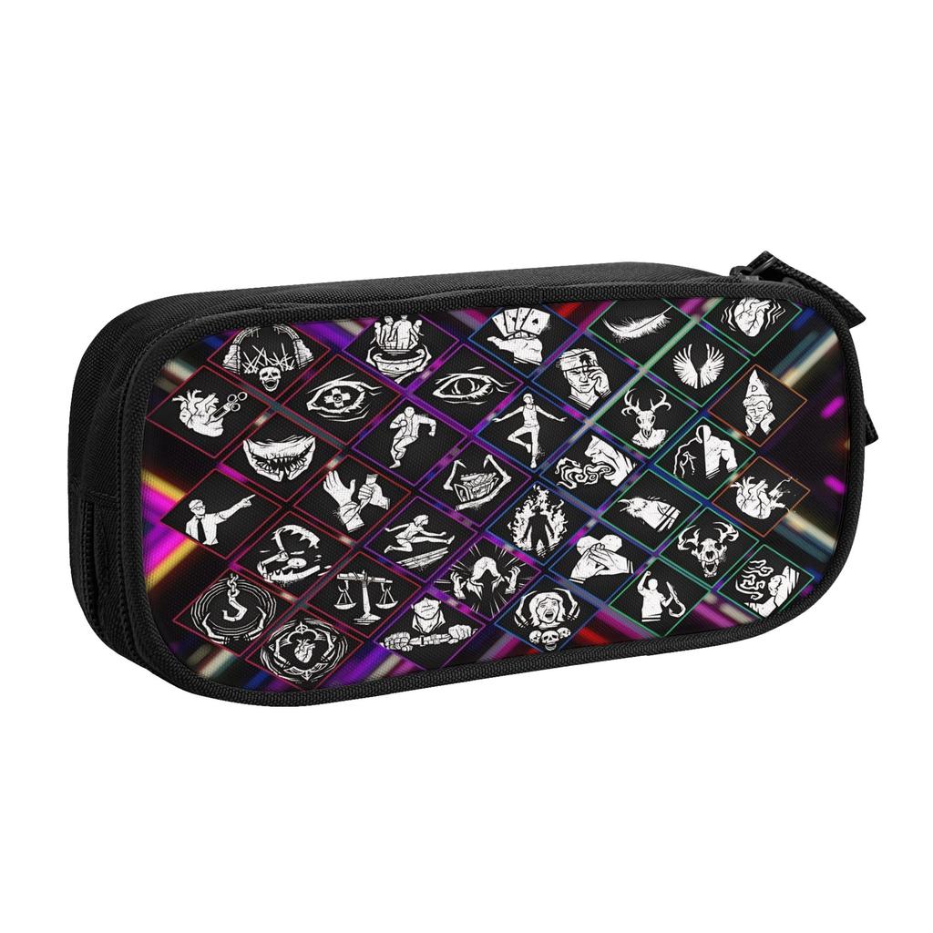 Deads by Daylights Horror Game Pencil Cases Pen Holder Bags for Student Big Capacity School Supplies Cosmetic Pencil Pouch