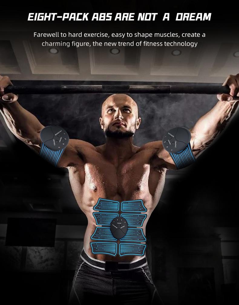 Smart Abdominal Muscle Trainer Patch - Home Fitness Device